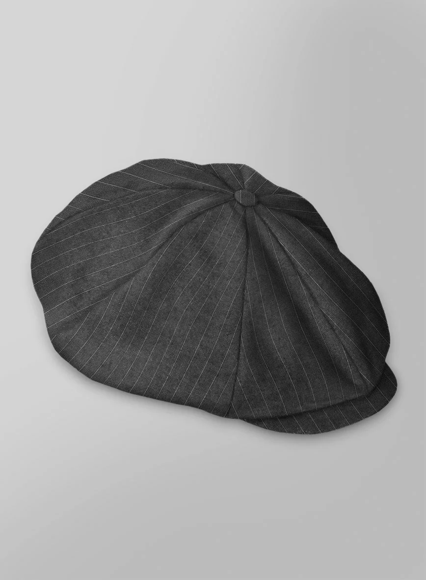 Thomas Shelby Peaky Blinders Gray Wool Newsboy Cap - Image 3