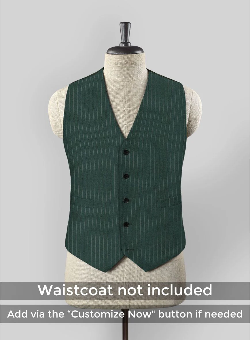 Thomas Shelby Peaky Blinders Green Wool Suit - Image 5