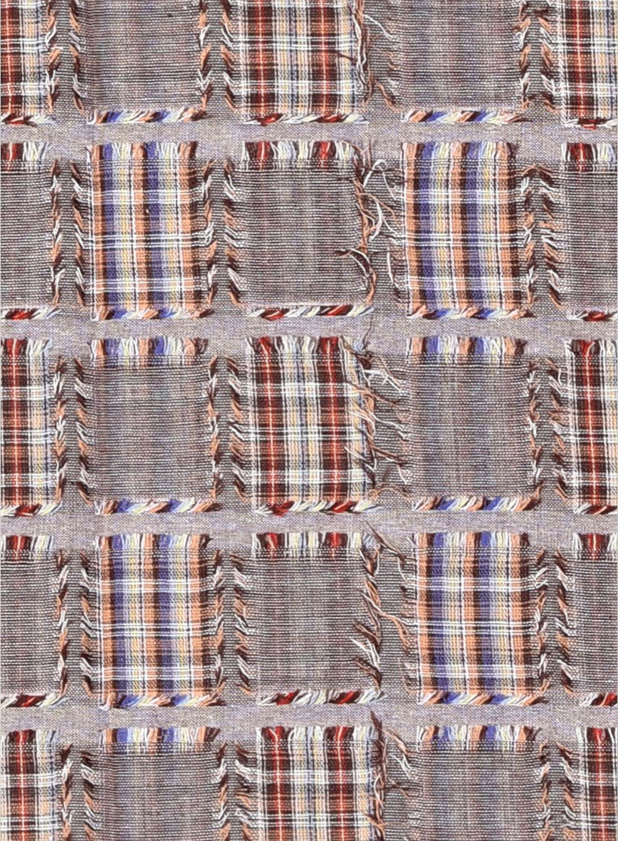 Timber Check Patchwork Cotton Shirt - Image 4