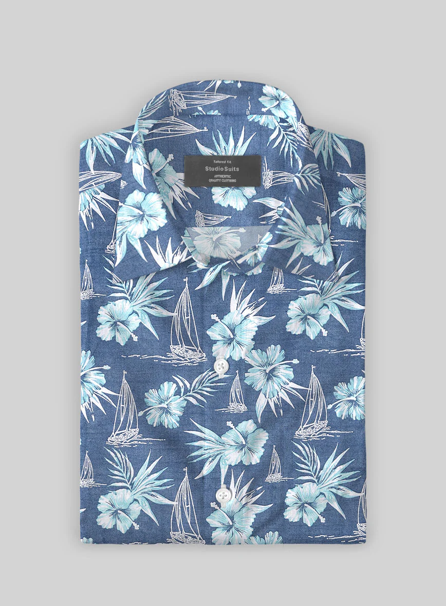 Tropic Sail Cotton Shirt - Image 2