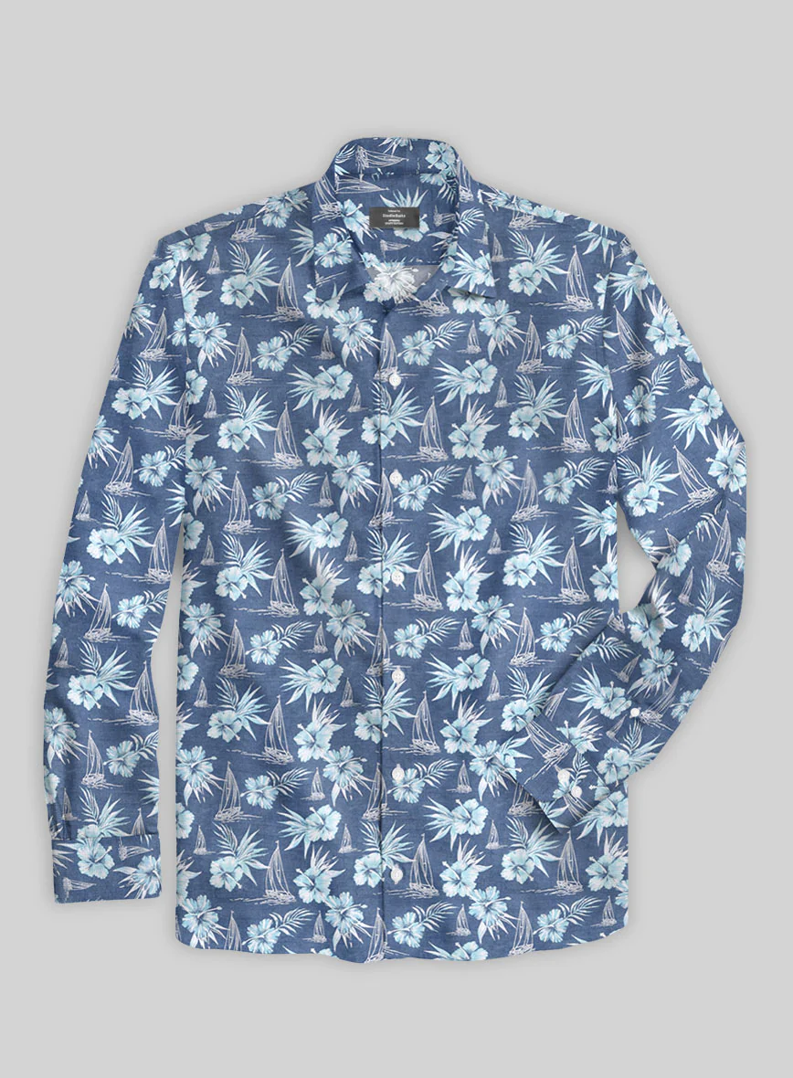 Tropic Sail Cotton Shirt - Image 3