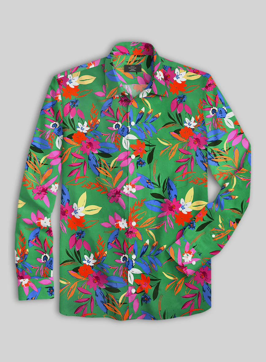 Tropic Vibe Cotton Lycra Shirt - Image 2