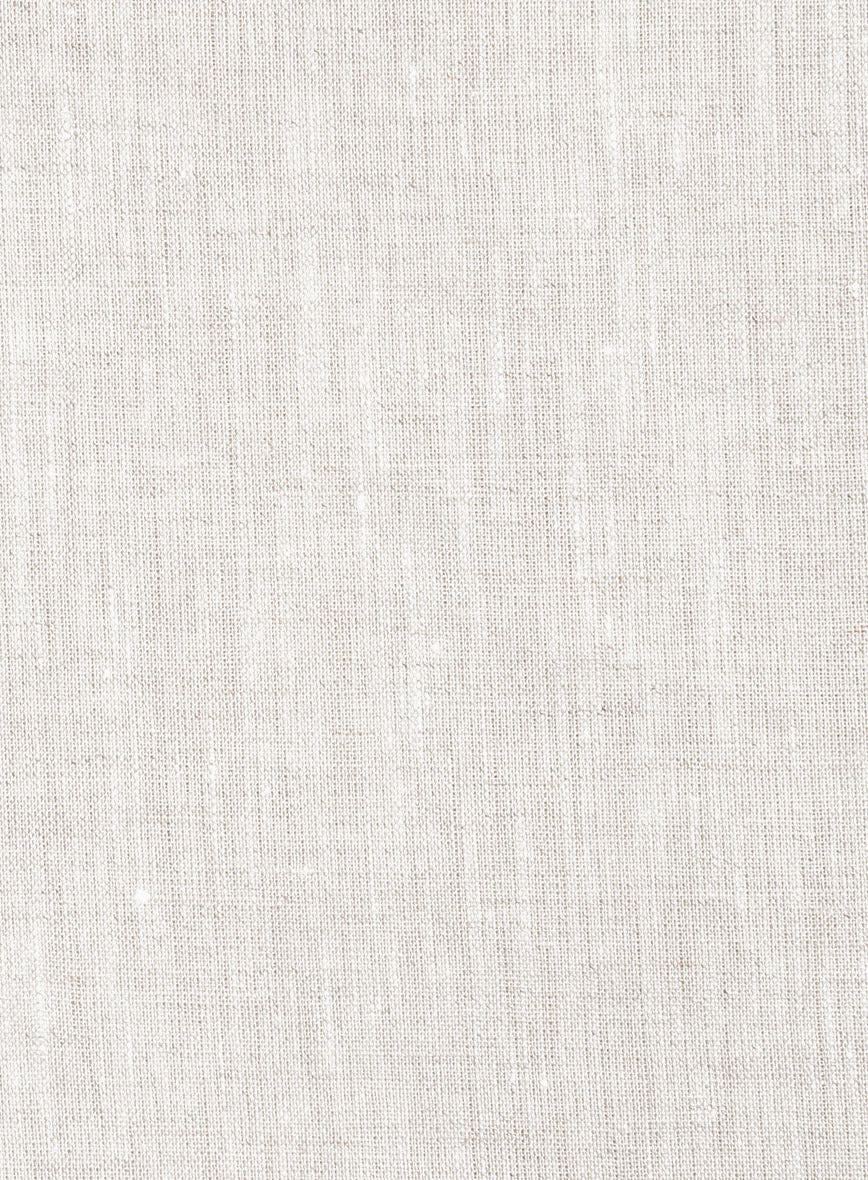 Tropical Beige Pure Linen Jacket - 42 Regular - Image 2
