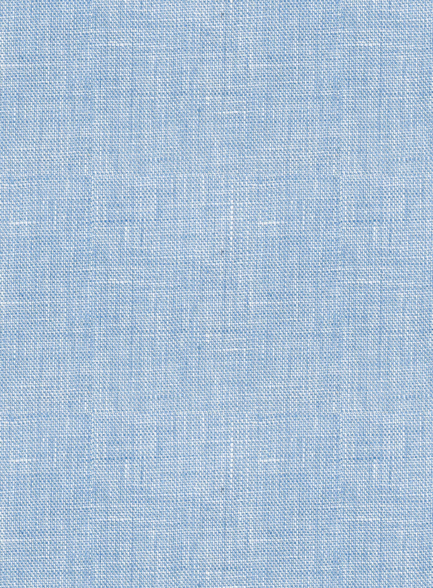 Tropical Blue Linen Jacket - Image 4