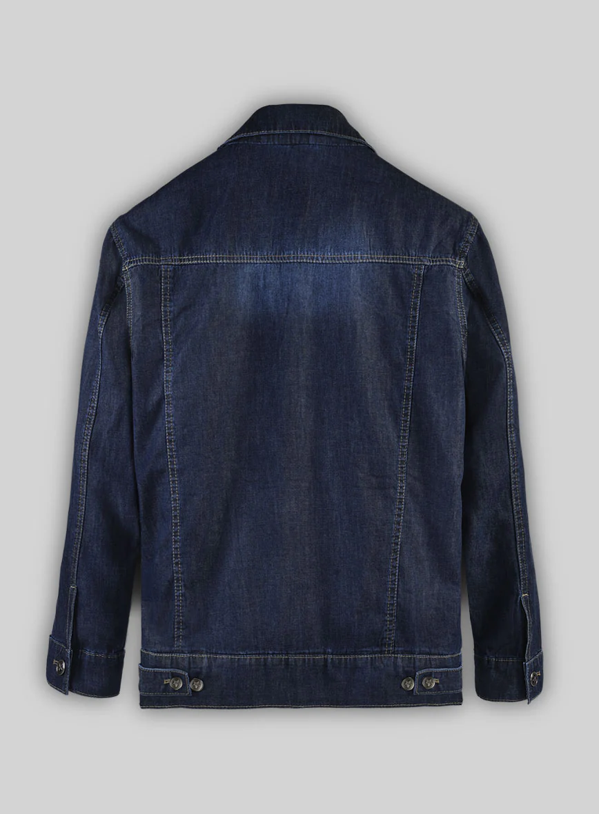 Trucker Blue Bastion Denim Jacket - Image 4