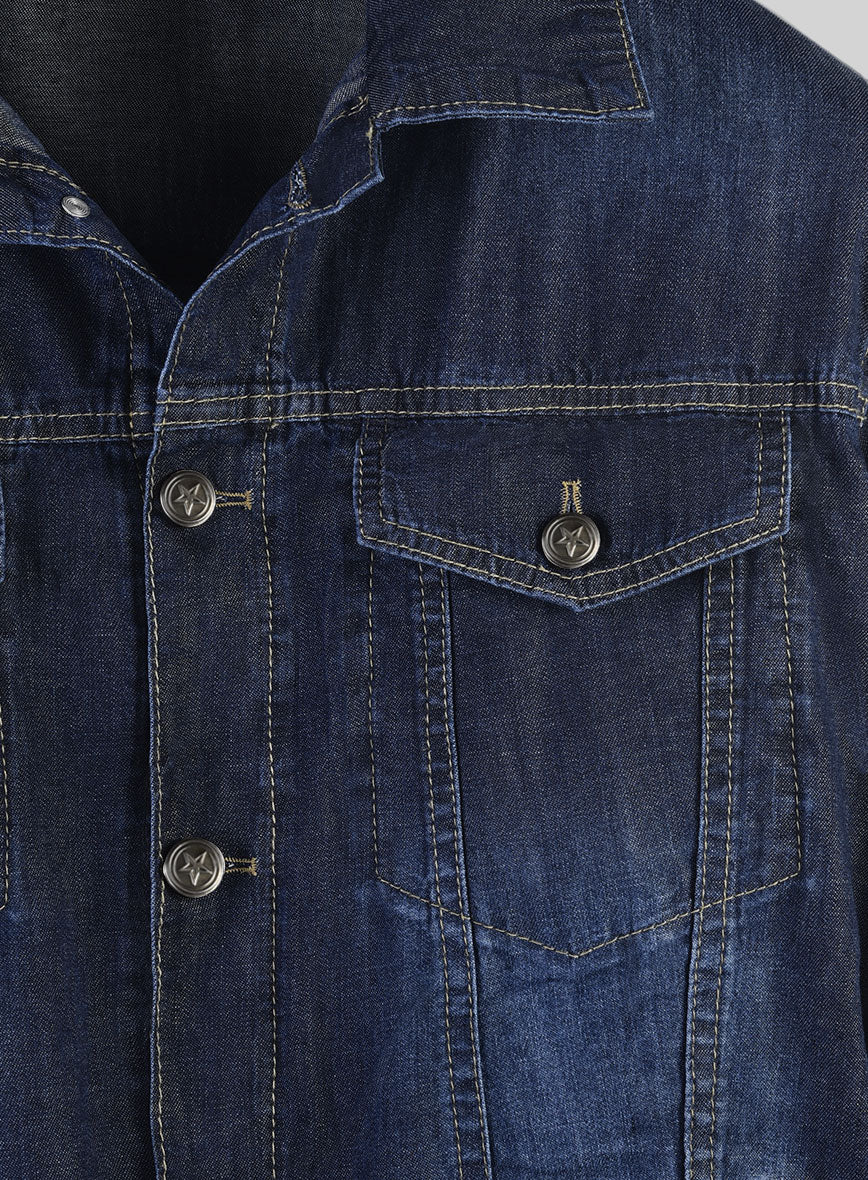 Trucker Blue Bastion Denim Jacket - Image 5