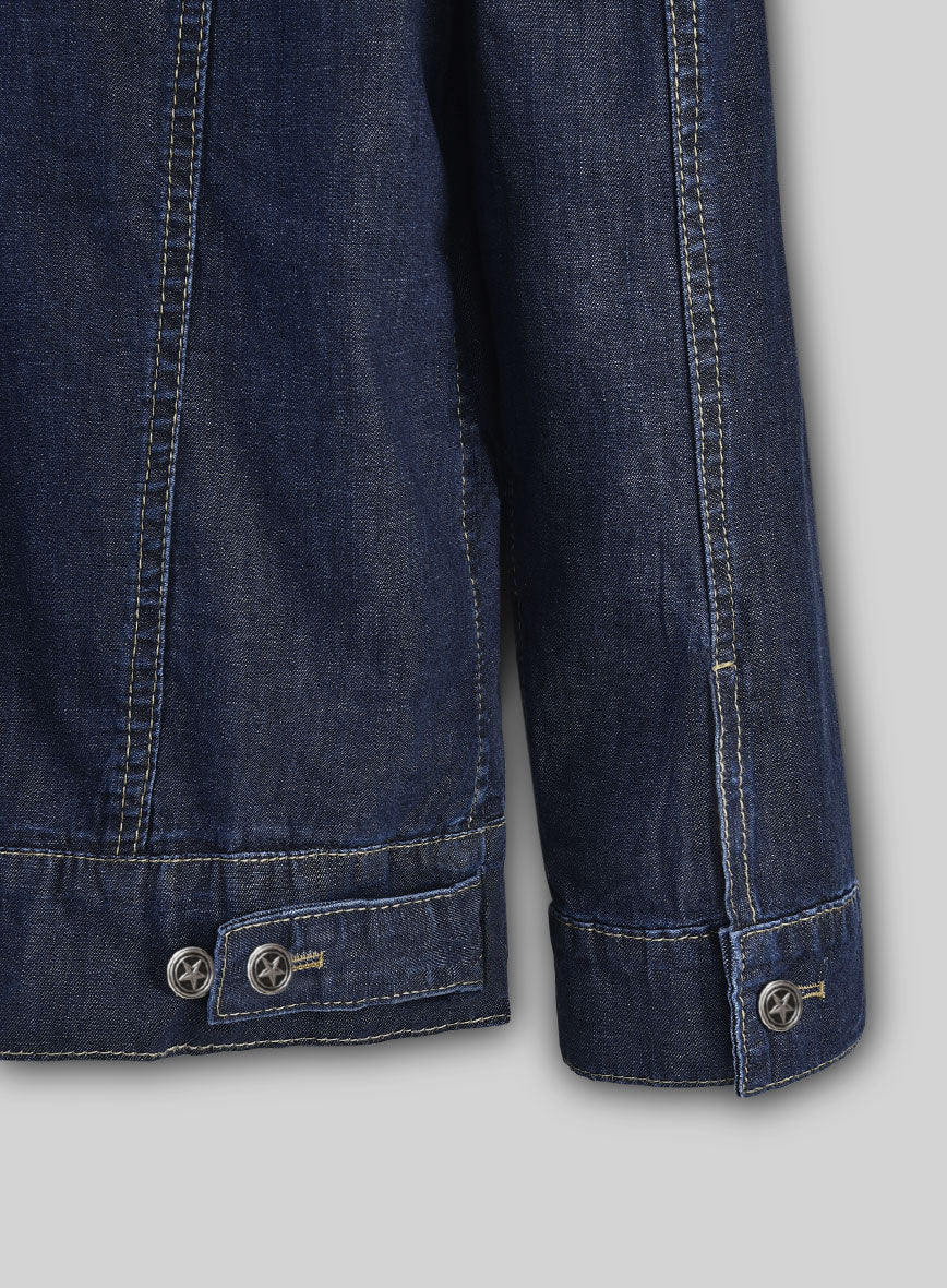 Trucker Blue Bastion Denim Jacket - Image 6