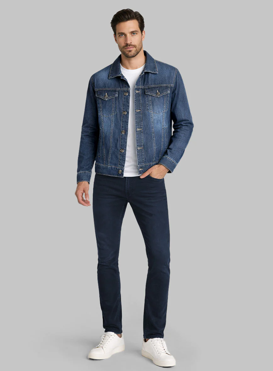 Trucker Blue Sterling Denim Jacket - Image 3