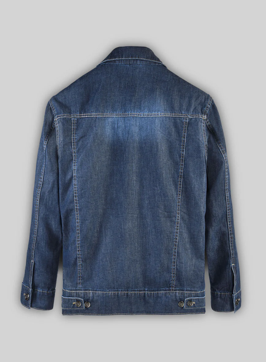 Trucker Blue Sterling Denim Jacket - Image 4