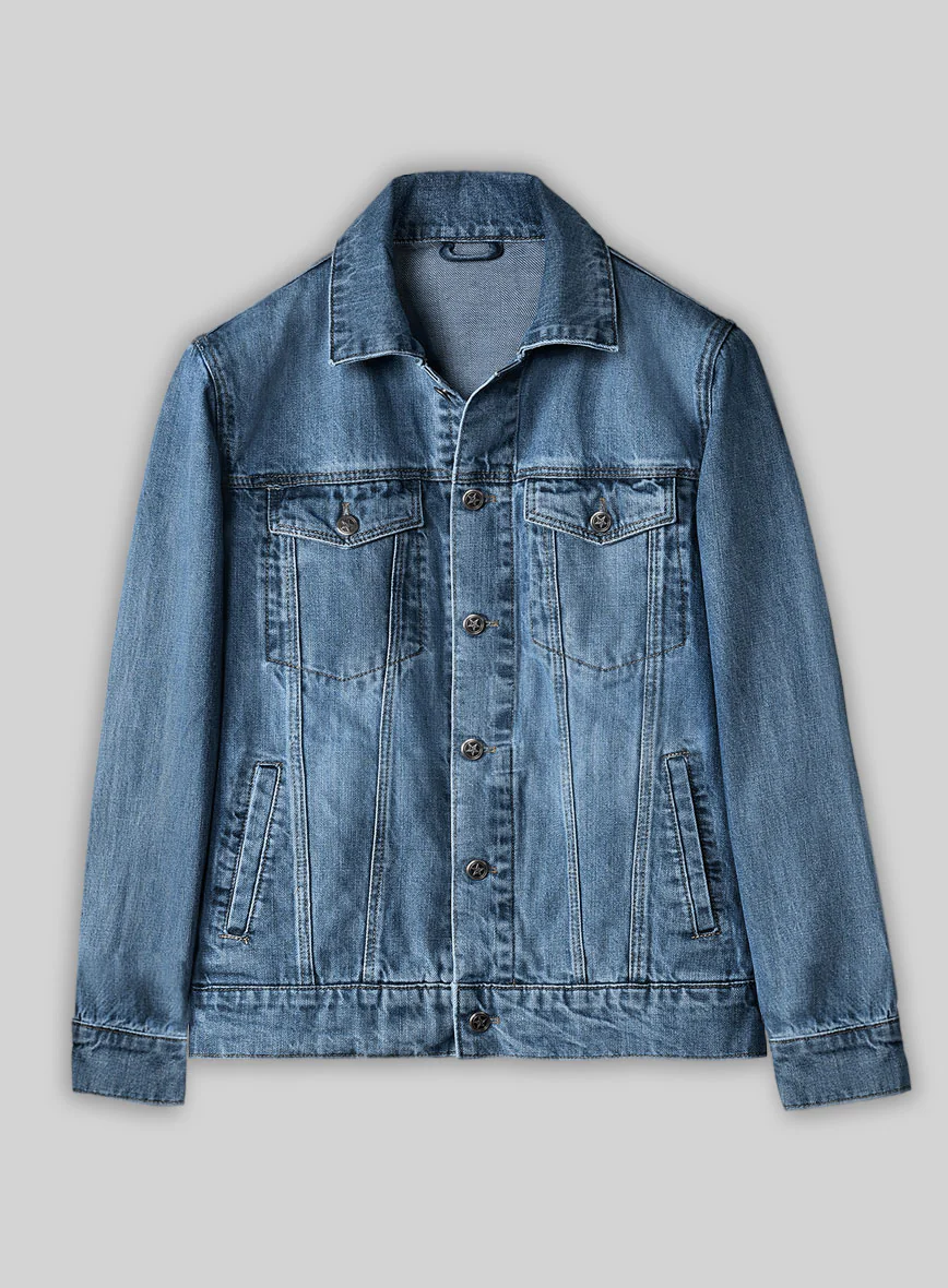 Trucker Blue Vista Denim Jacket - Image 2