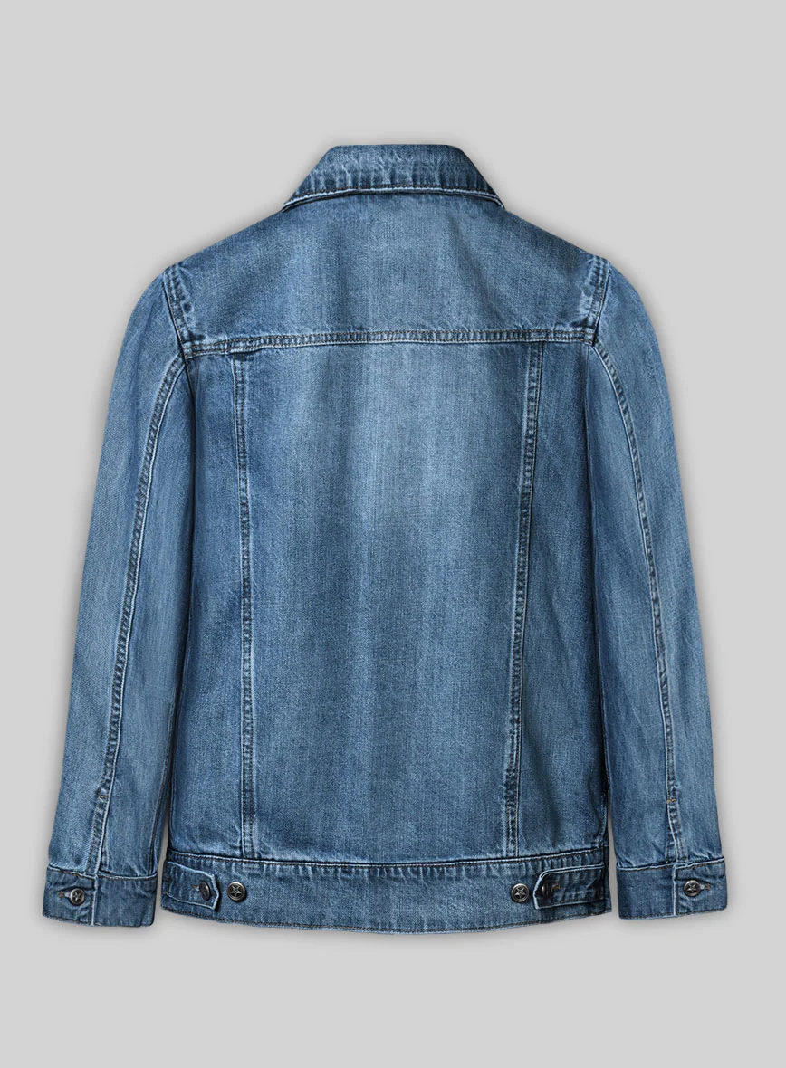 Trucker Blue Vista Denim Jacket - Image 4
