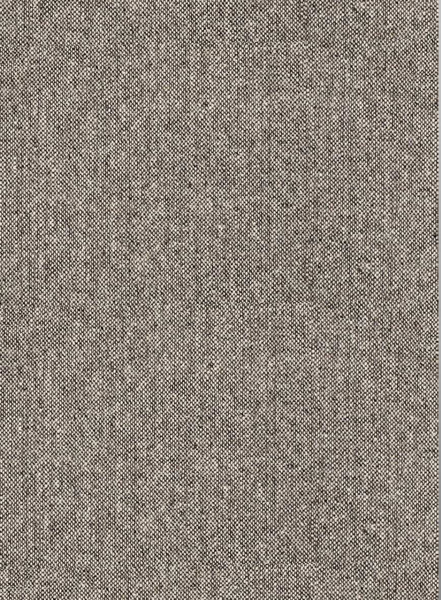 Trucker Light Weight Brown Tweed Shirt - Image 3