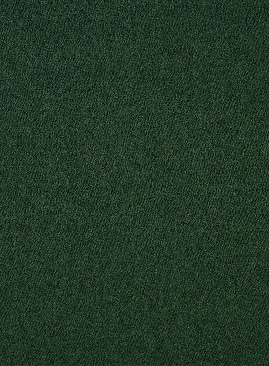 Trucker Naples Emerald Green Tweed Shirt - Image 3