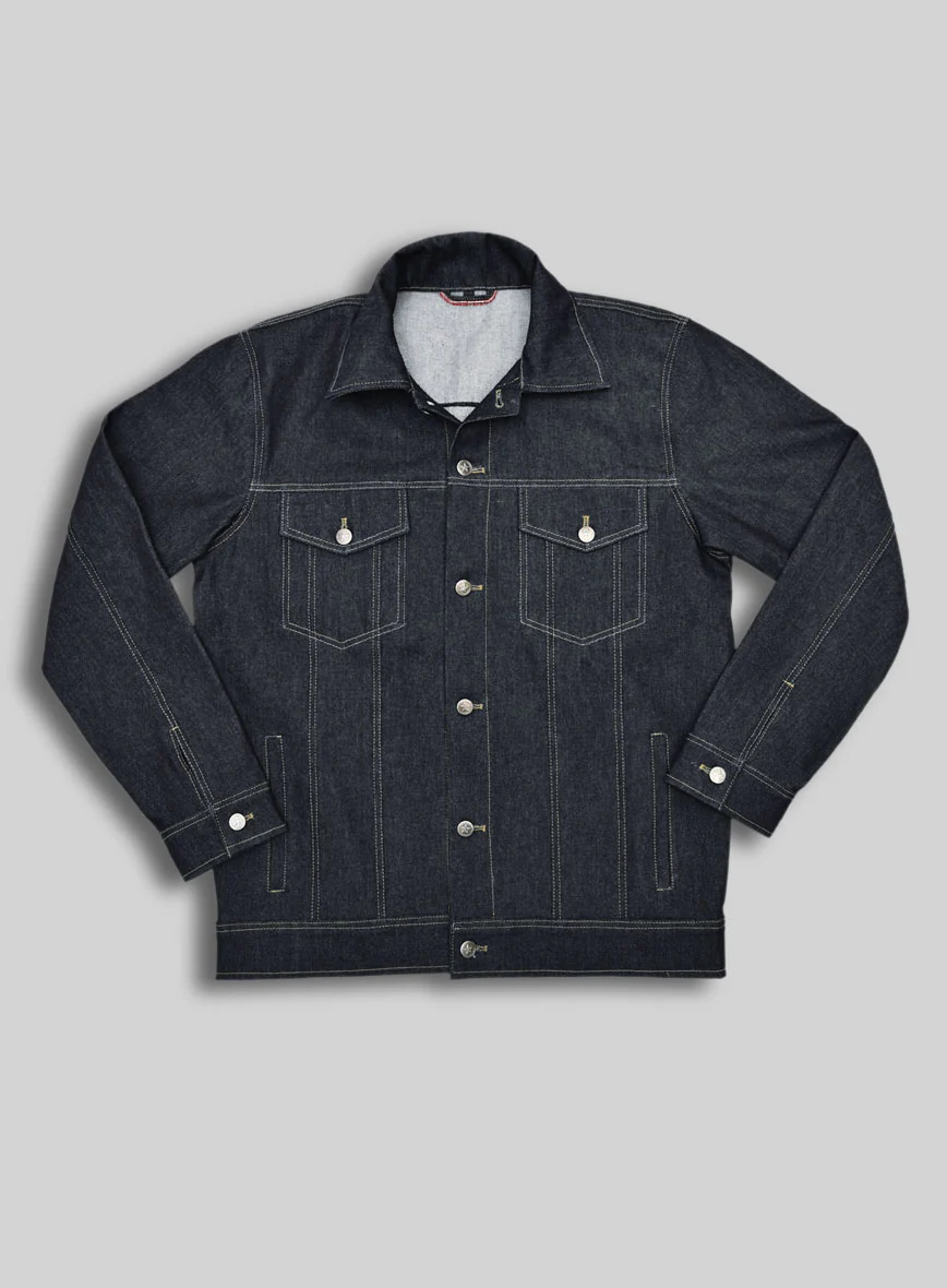 Trucker Selvedge Denim Jacket - Image 3