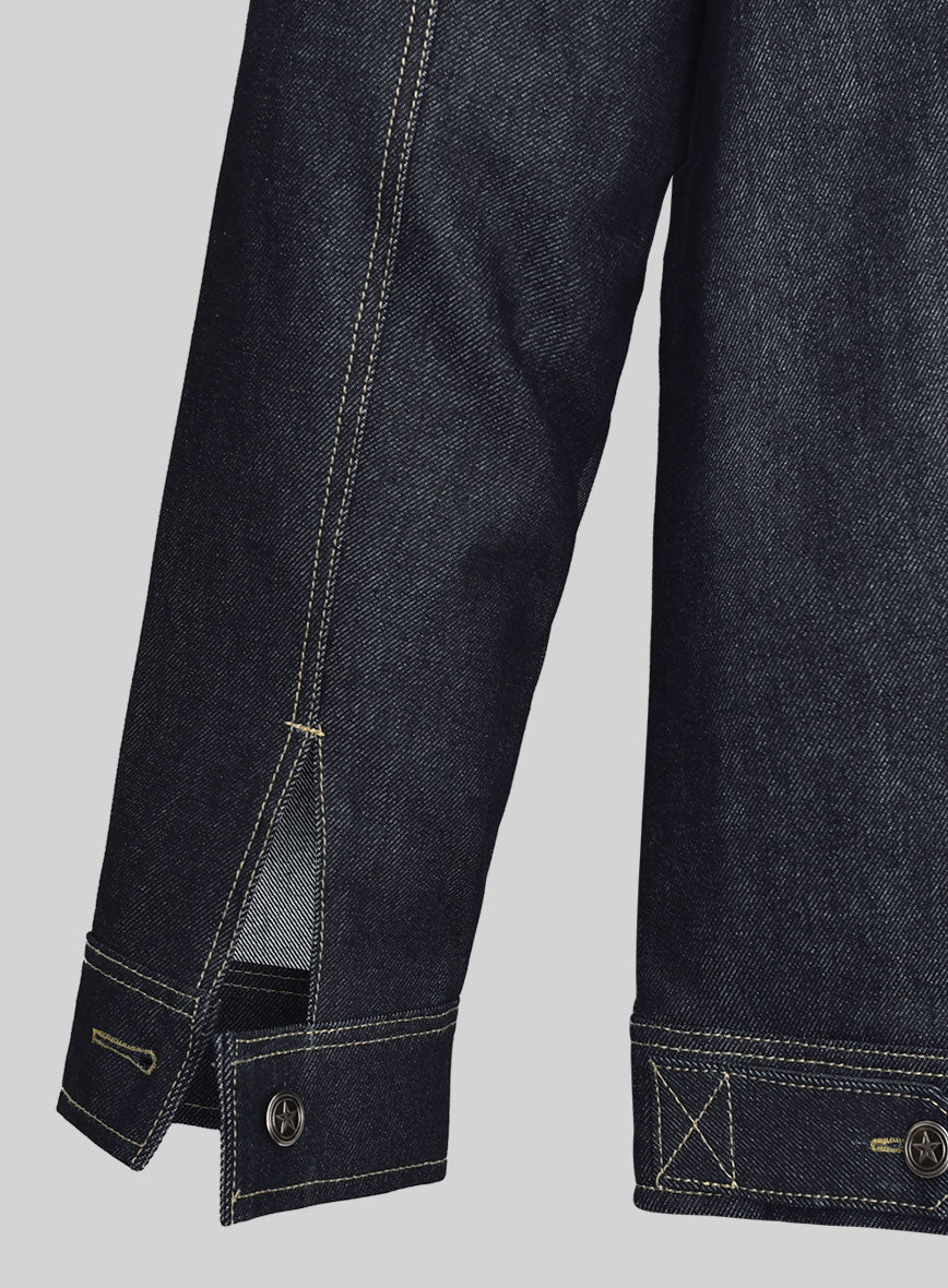 Trucker Selvedge Denim Jacket - Image 6