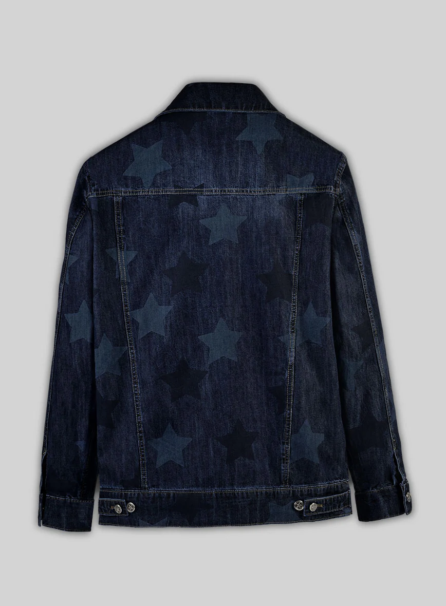 Trucker Starfade Indigo Denim Jacket - Image 3