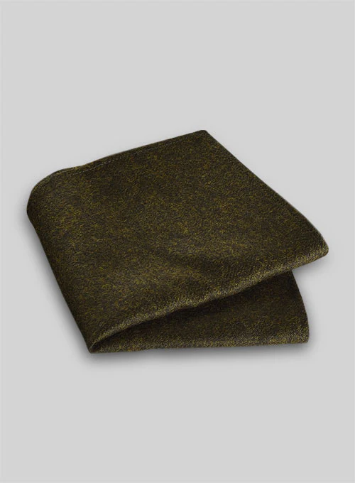 Tweed Pocket Square - Melange Green - Image 2