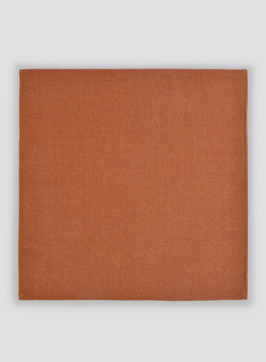 Tweed Pocket Square - Naples Maitai Orange - Image 3
