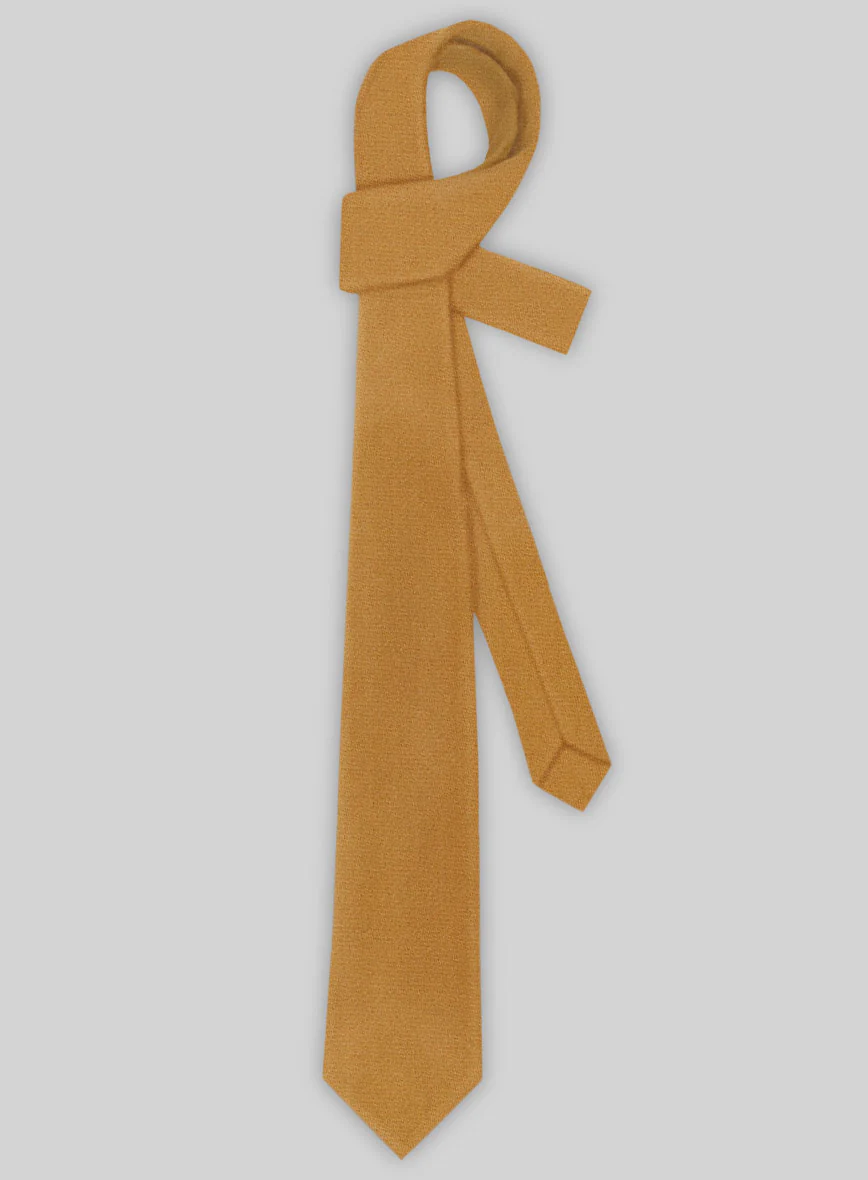 Tweed Tie - Naples Yellow - Image 2