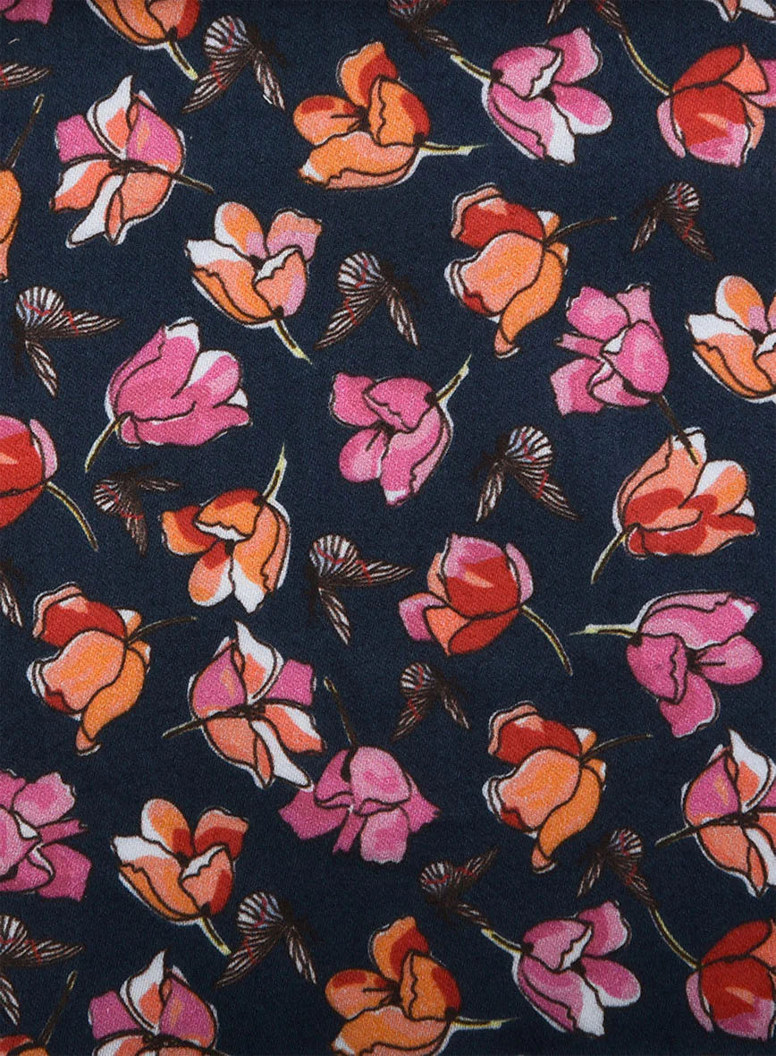 Twilight Flora Feather Cotton Shirt - Image 5