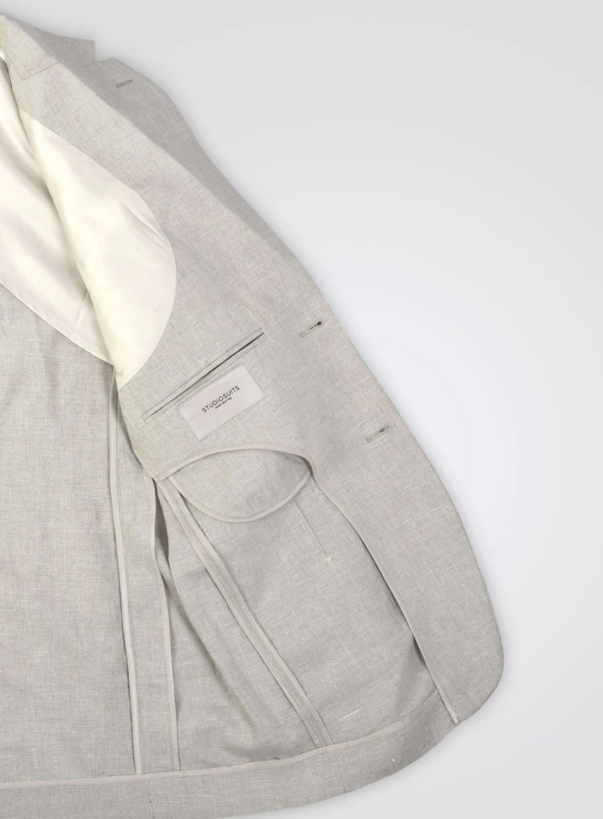 Italian Linen Unstructured Jacket - Image 4