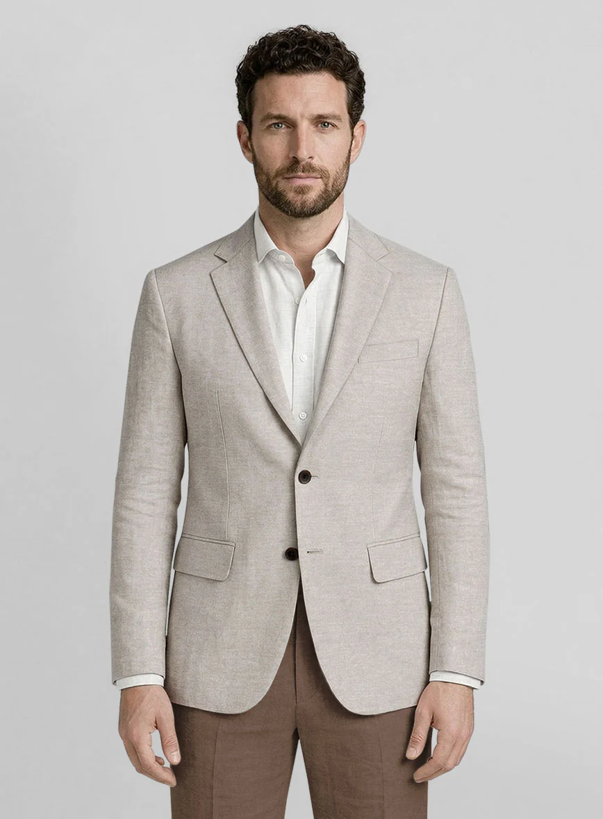 Italian Linen Unstructured Jacket - Image 5