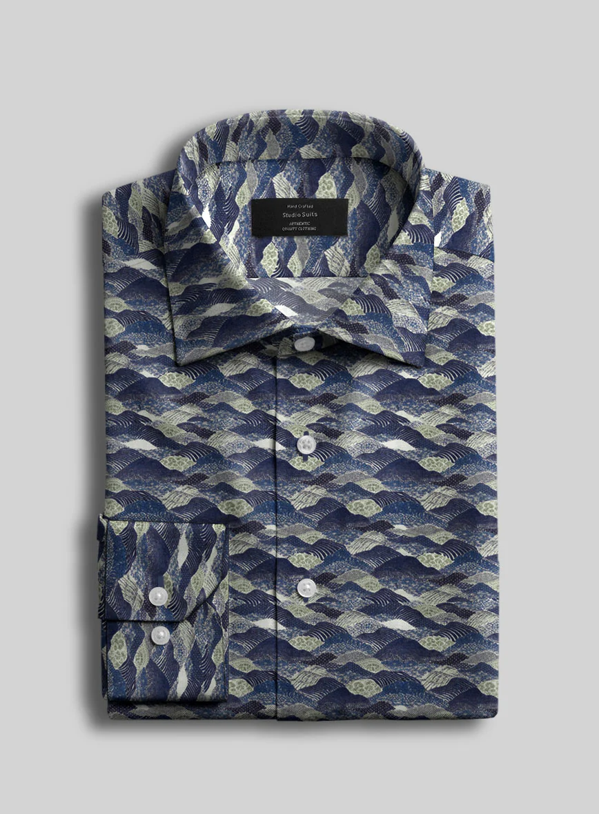 Valley Mist Silk Cotton Shirt - Image 2
