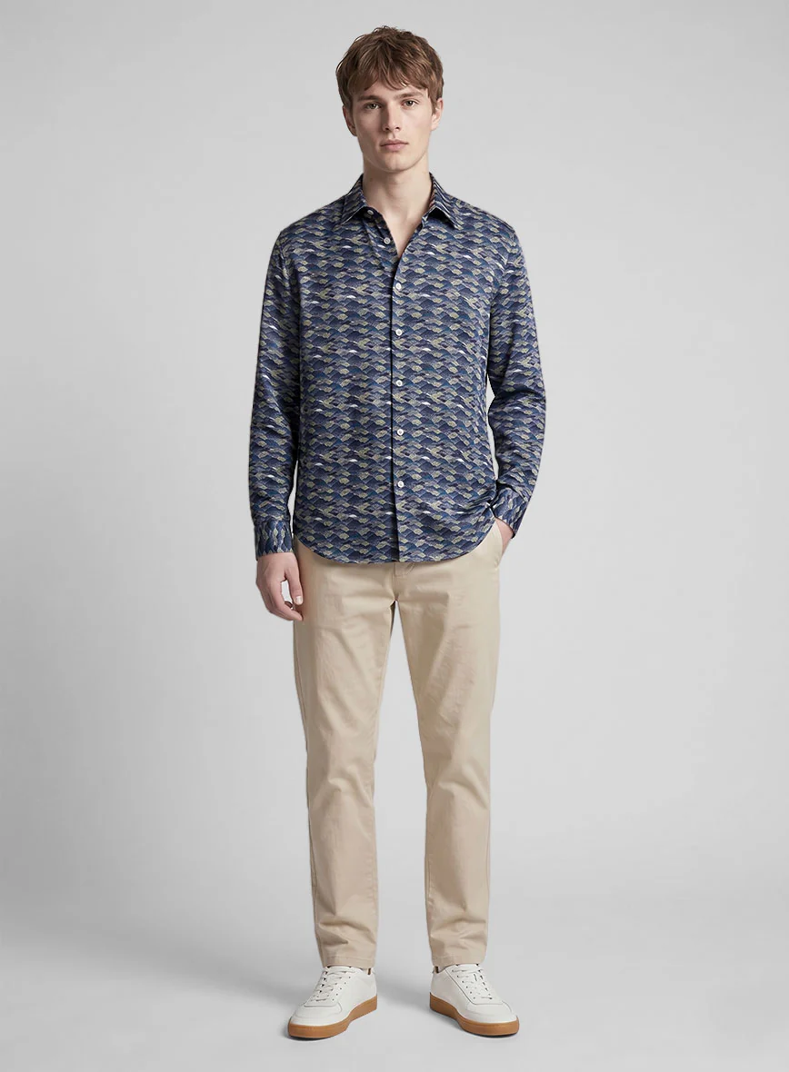 Valley Mist Silk Cotton Shirt - Image 4
