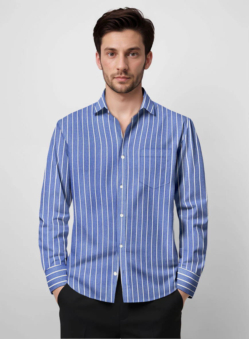Vertiblue Cotton Shirt - Image 2