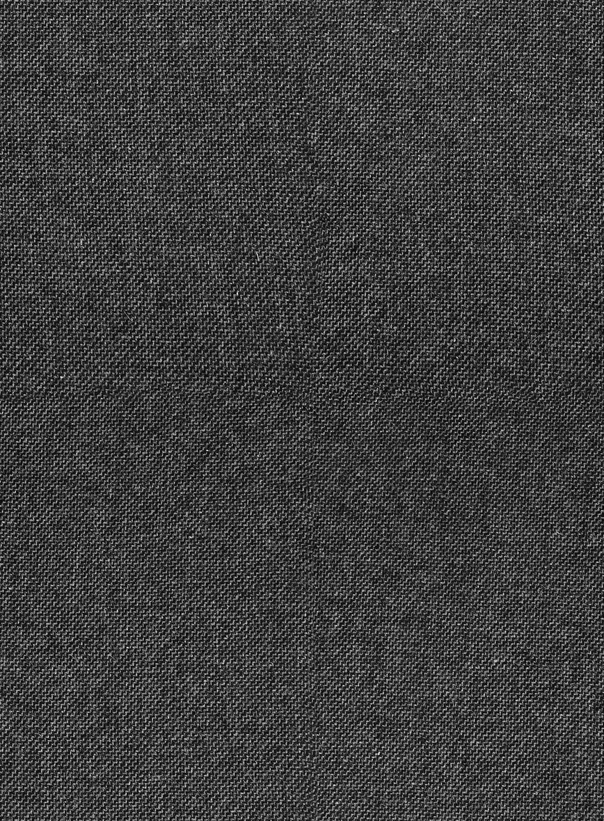 Vintage Dark Gray Weave Tweed Jacket - Image 2