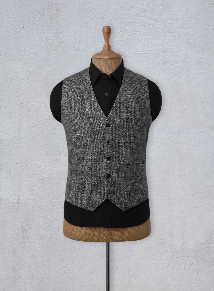 Vintage Glasgow Gray Tweed 3 Piece Suit - Image 2