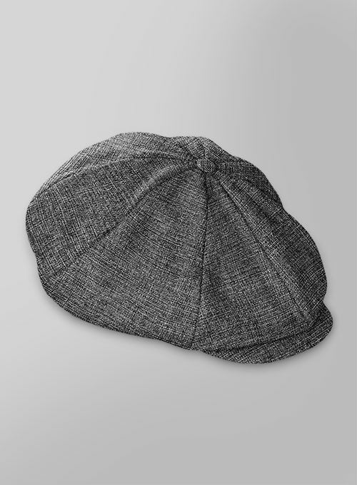 Vintage Glasgow Gray Tweed Newsboy Cap - Image 2
