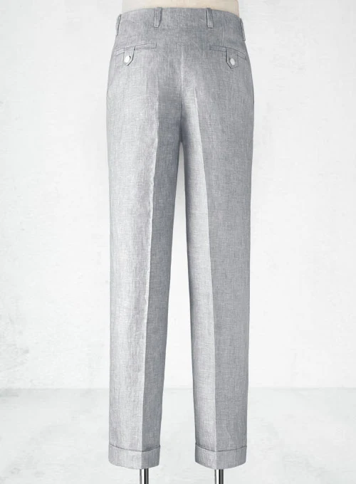 Vintage Manny Linen Trousers - Image 3