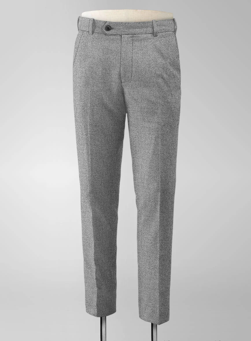 Vintage Plain Gray Tweed Suit - Image 7