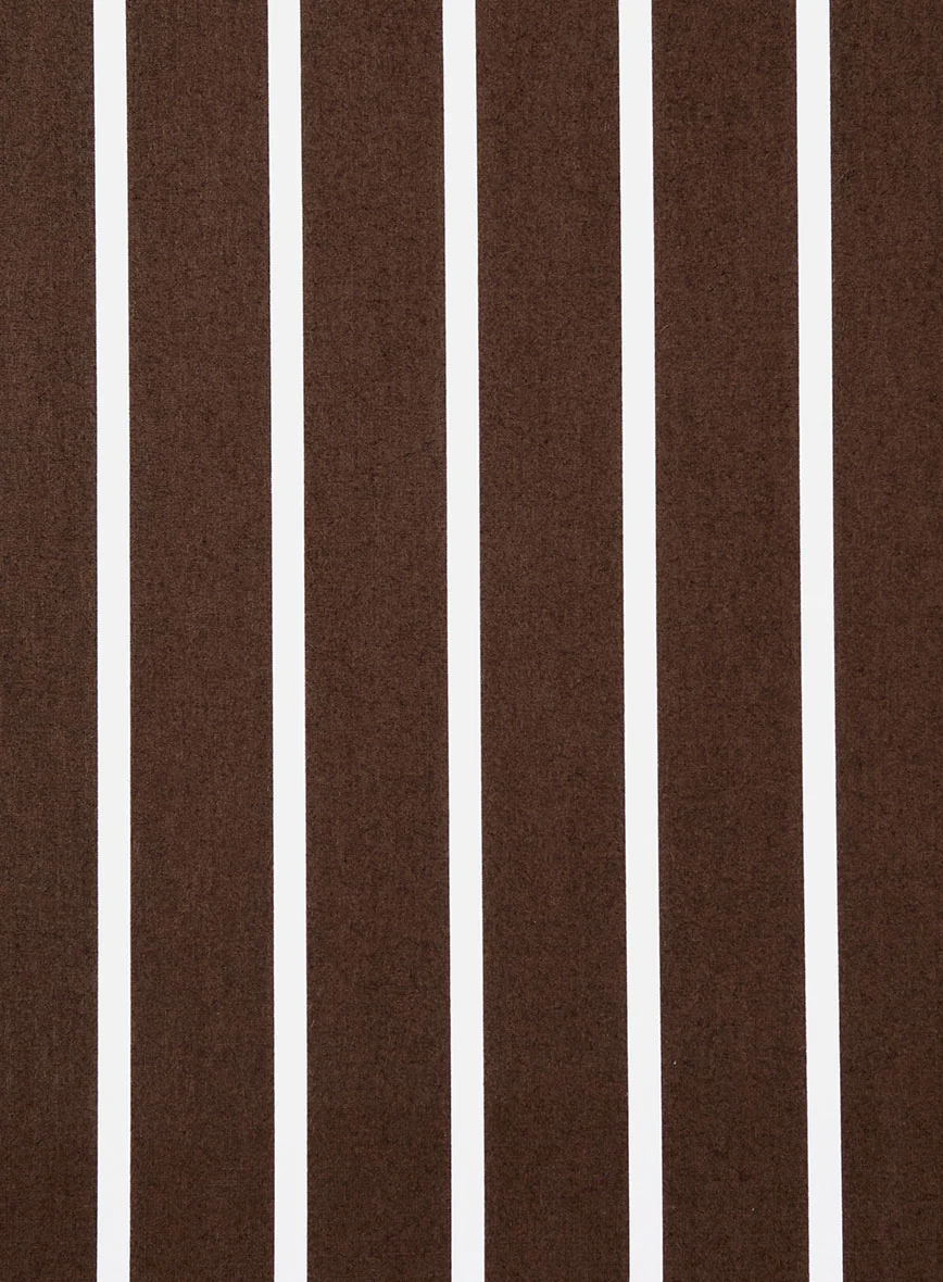 Walnut Streak Cotton Shirt - Image 4