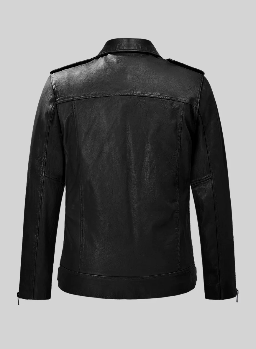 Wanderer Black Riding Leather Jacket - Image 4