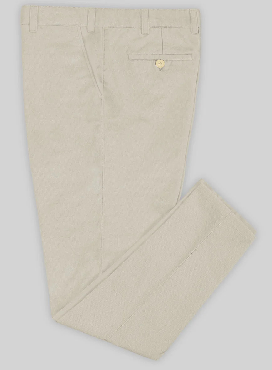 Washed Army Khaki Stretch Chino Pants - Image 2