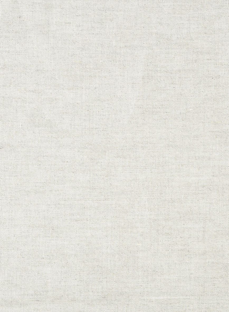 Washed Barn Beige Cotton Linen Shirt - Image 3