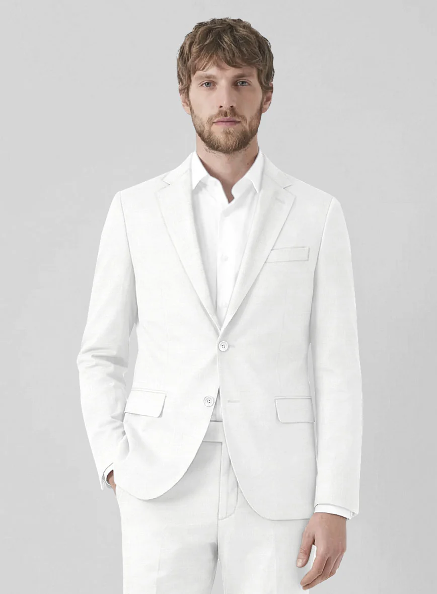 White Linen Suit - Image 4