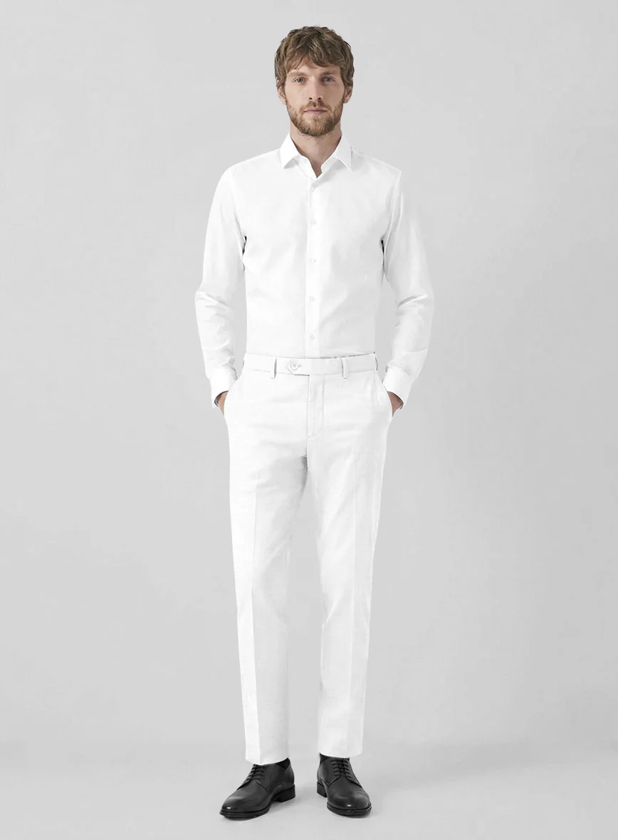 White Linen Suit - Image 7