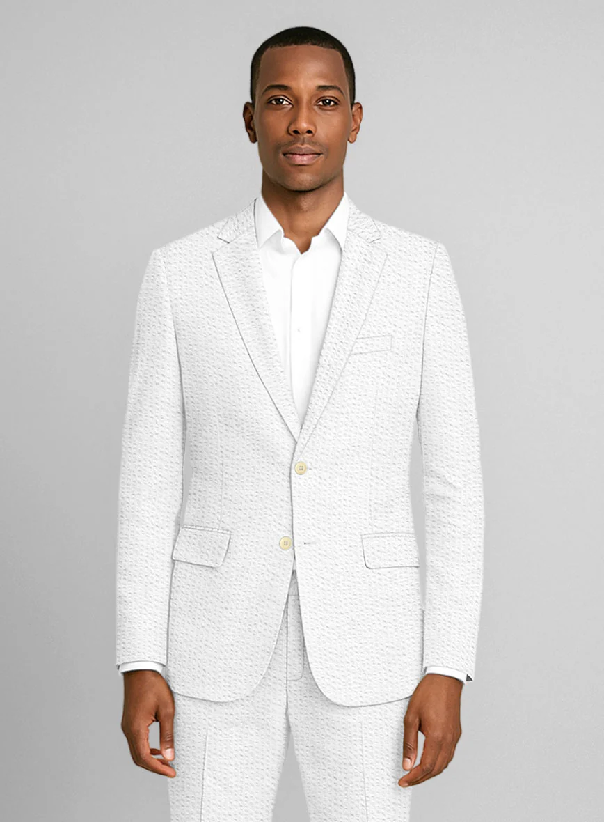 White Seersucker Suit - Image 3