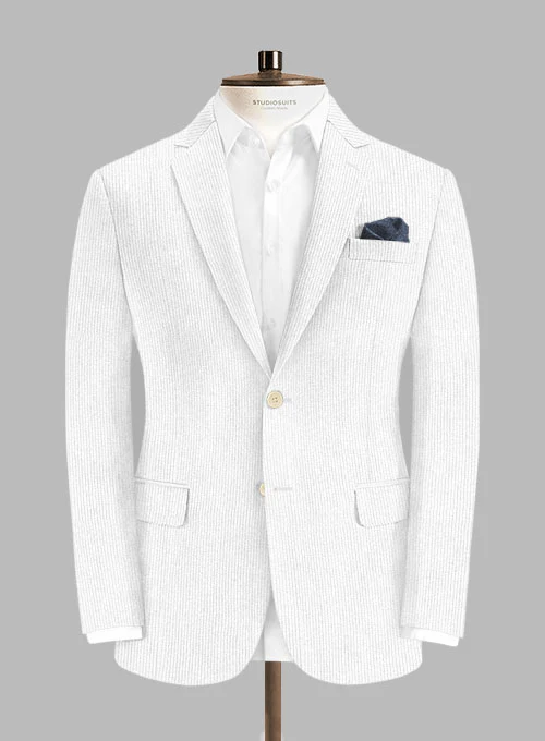 White Corduroy Suit - Image 4