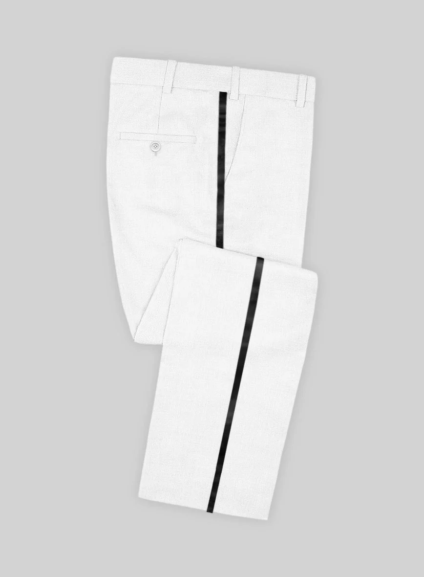 White Tuxedo Suit - Image 5