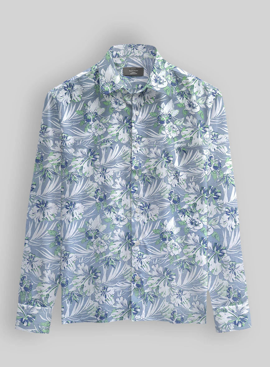 Willow Mist Cotton Shirt - Image 4