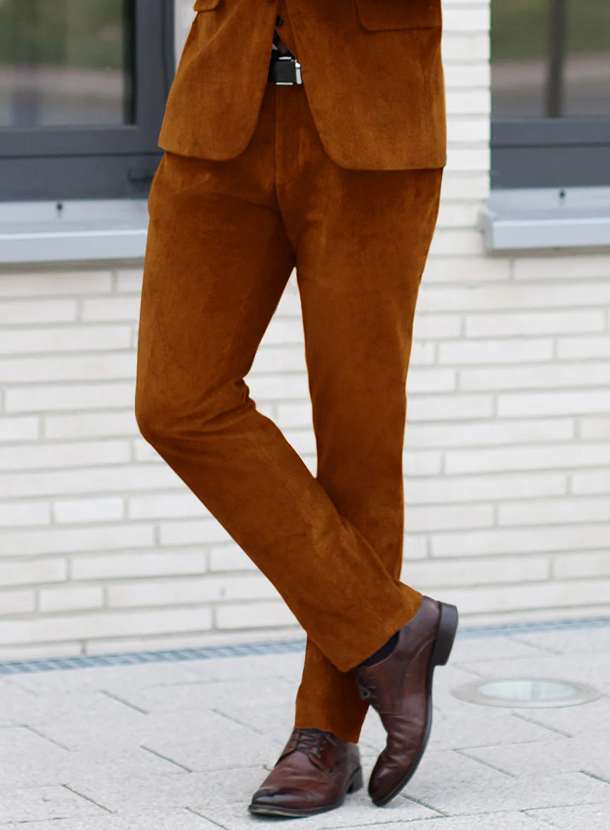 Windsor Tan Velvet Pants - Image 2