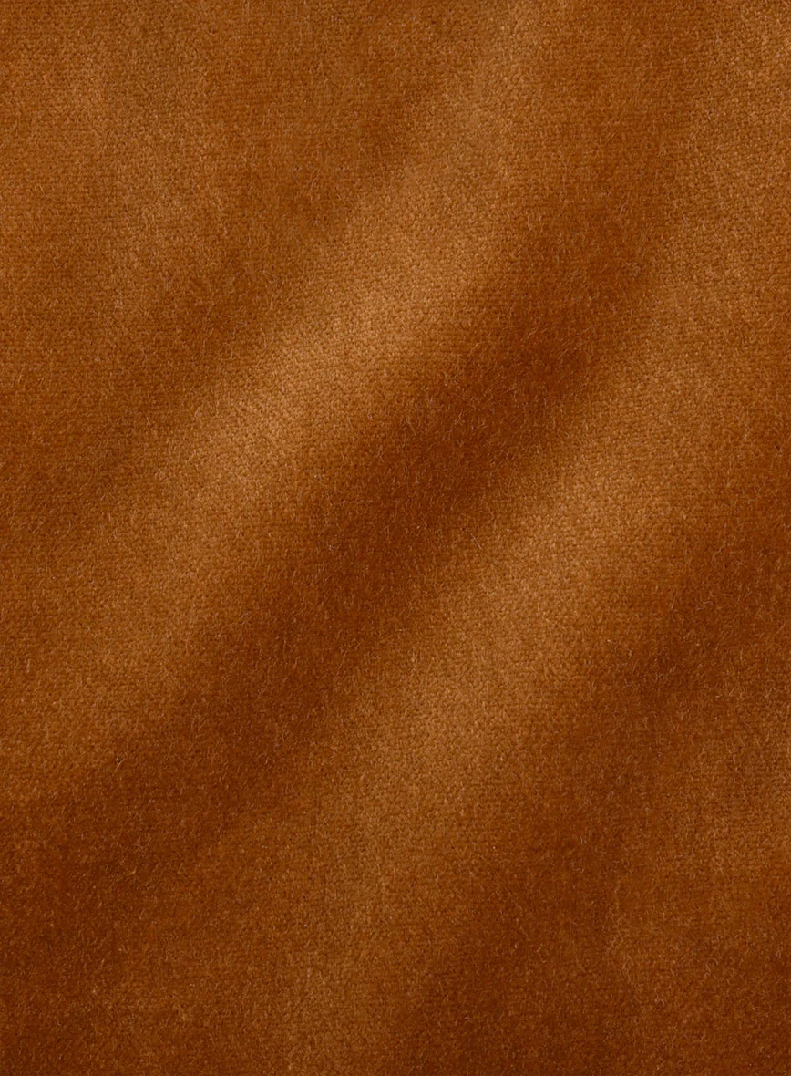 Windsor Tan Velvet Tuxedo Jacket - Image 3