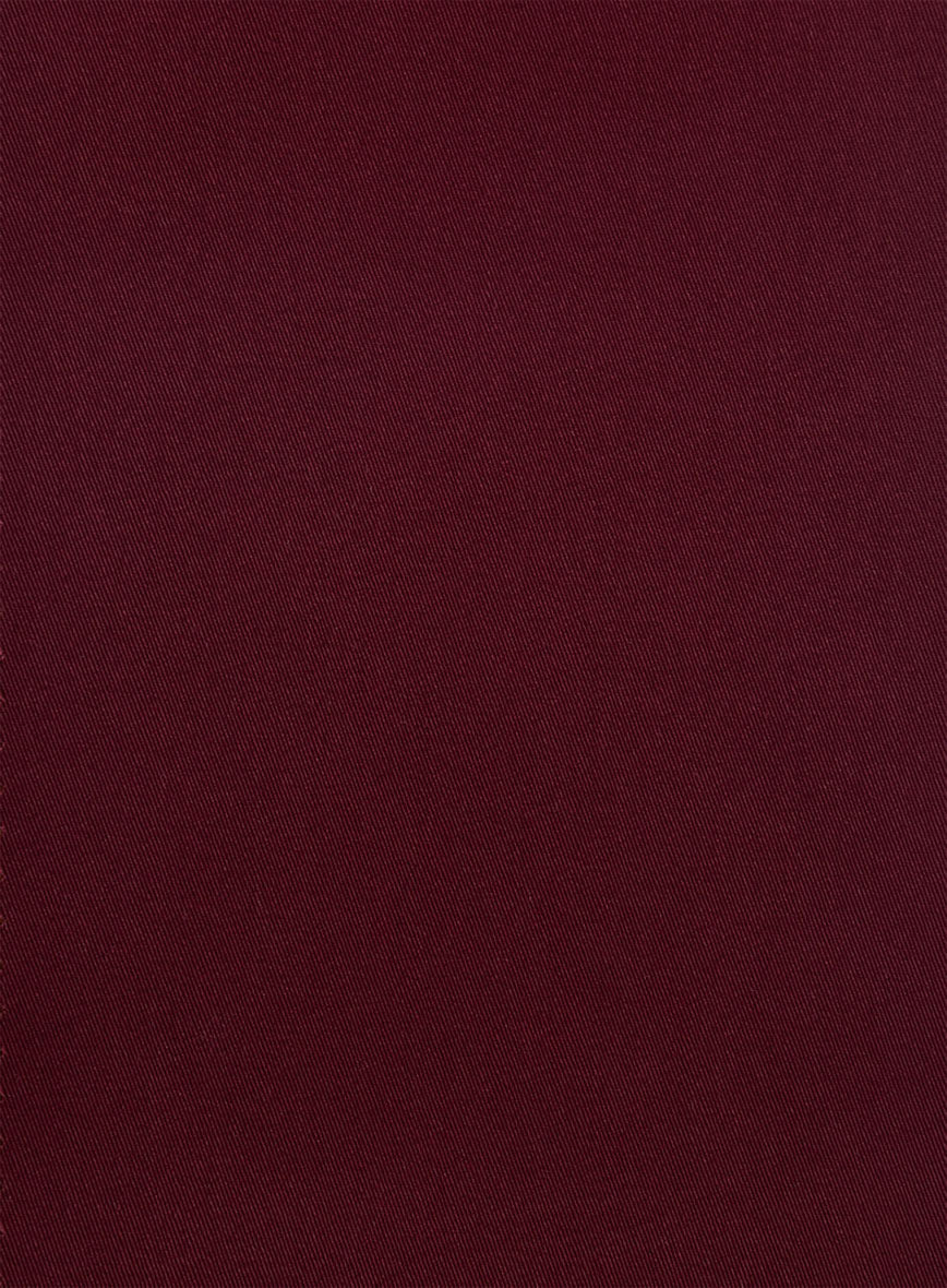 Wine Napoli Stretch Light Weight Cotton Pants - Image 3