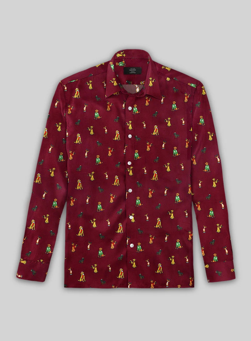 Winter Paws Cotton Shirt - Image 3