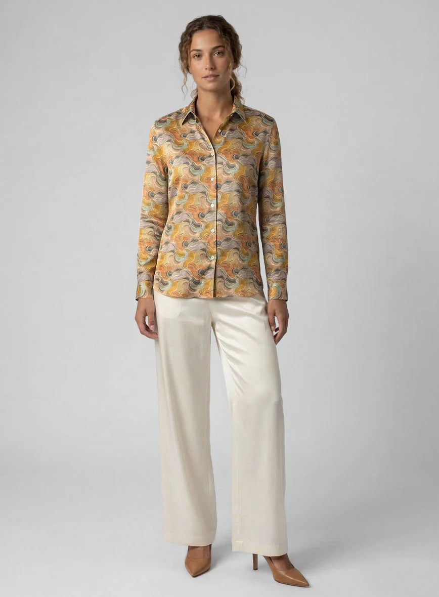 Women's Alida Silk Cotton Shirt - Image 2