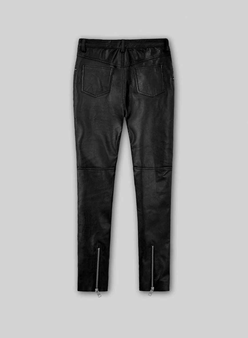 Women's Beyonce Leather Pants - Image 2